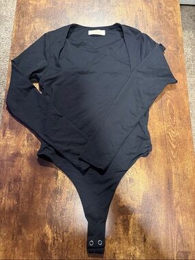 Black Long Sleeve Bodysuit